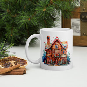 Gingerbread house mug