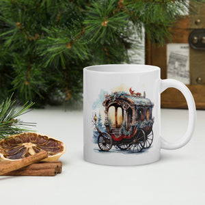 Christmas carriage  mug