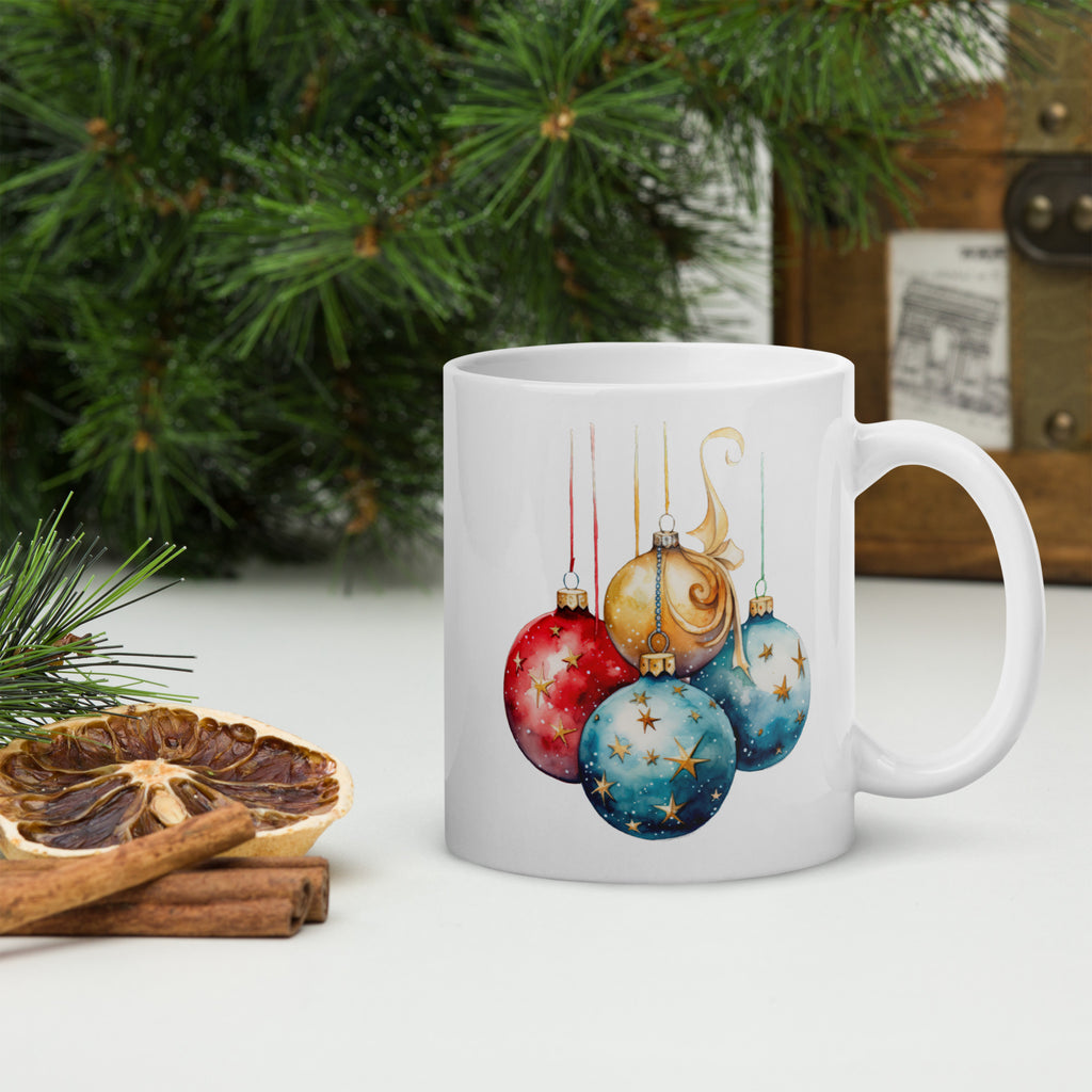 Christmas ornaments mug
