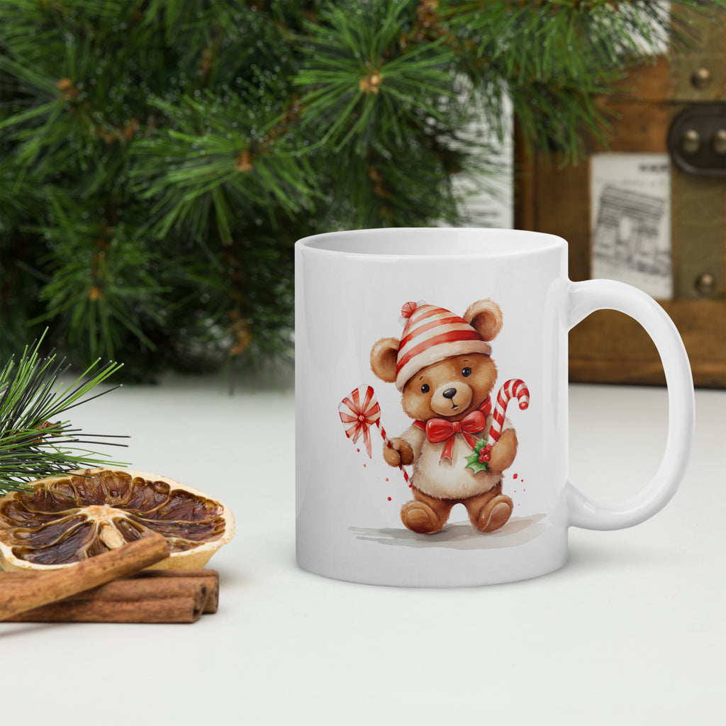 Christmas bear mug