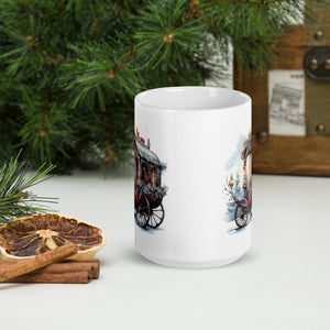 Christmas carriage  mug