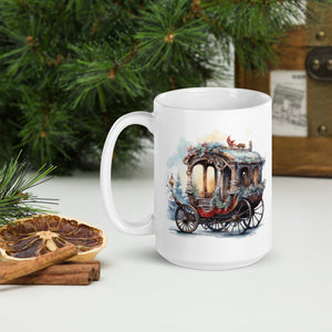 Christmas carriage  mug