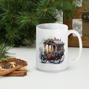 Christmas carriage  mug