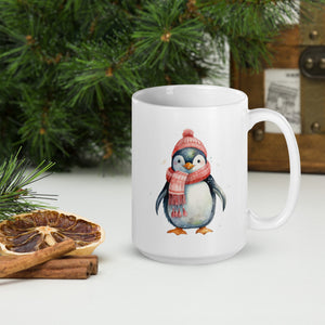 Christmas penguin 2 mug